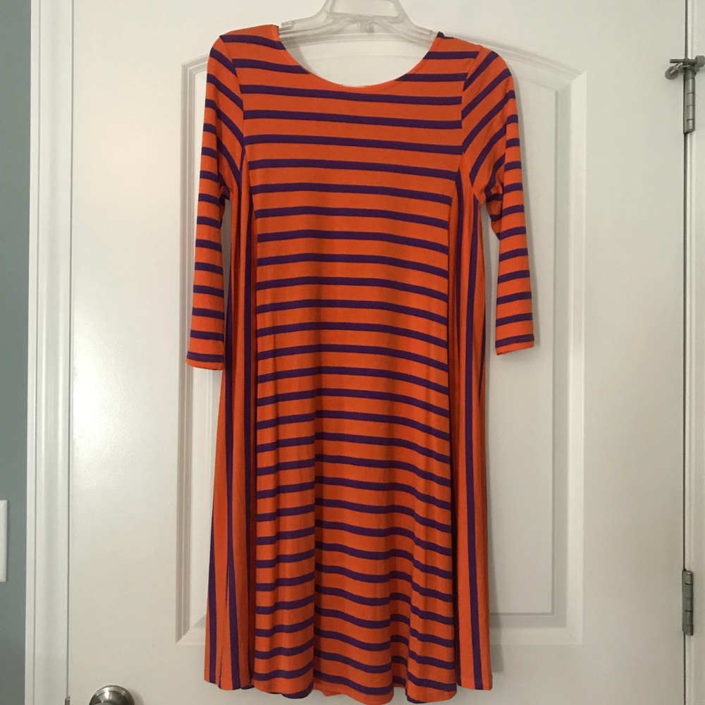 NWT Fanfare Purple & Orange Clemson Dress 🐅
